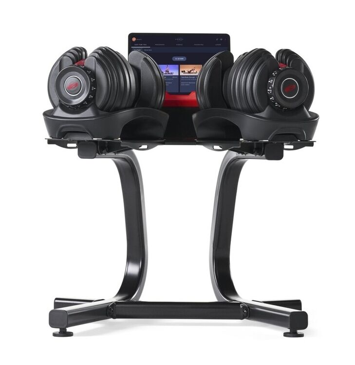 BOWFLEX - Suporte p/ Halteres Reguláveis c/ Media Rack