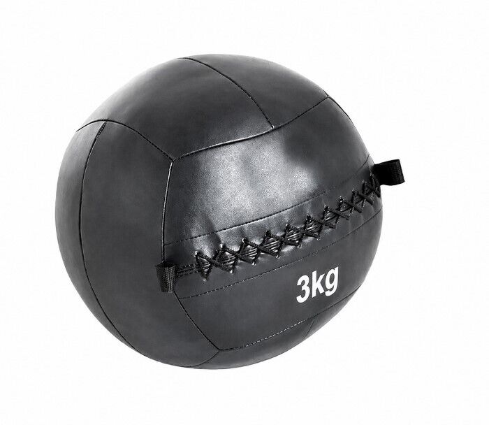 FITNESS DELUXE - BoLa Funcional, custura dupla 3kg, negra