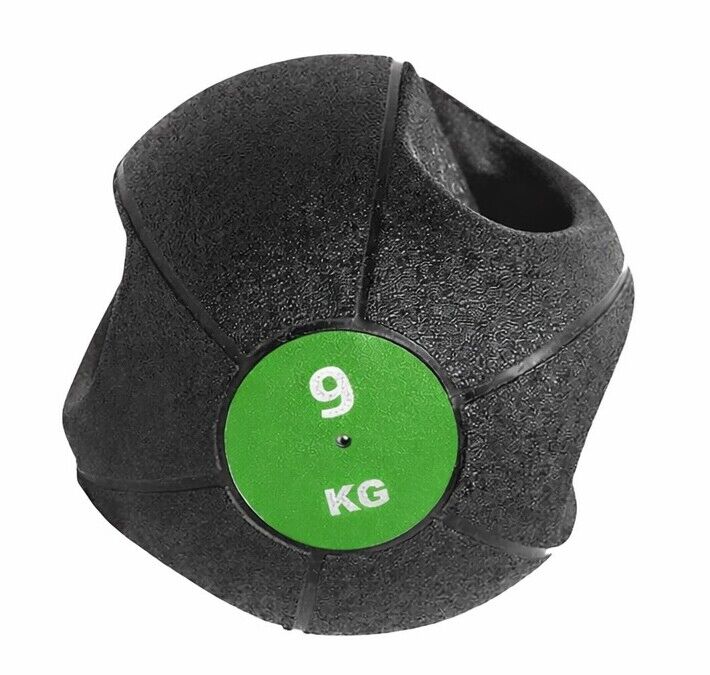 FITNESS DELUXE - Bola Medicinal c/pegas, 10kg