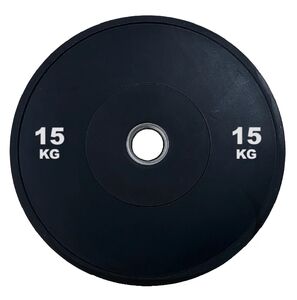 FITNESS DELUXE - Bumper 3.0 em Borracha - 15kg Negro
