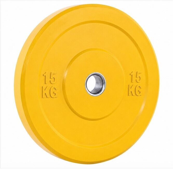 FITNESS DELUXE - Bumper Color 15kg, Amarelo