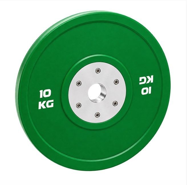 FITNESS DELUXE - Bumper de Competição, 10kg, Vermelho