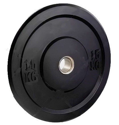 FITNESS DELUXE - Bumper em Borracha - 10kg Negro