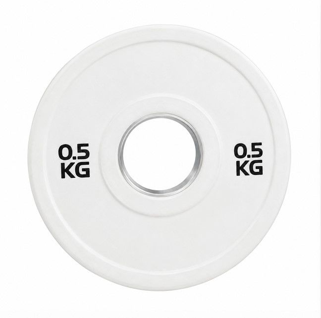 FITNESS DELUXE - Bumper Fracionado 0,5kg, Branco