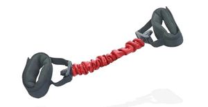 FITNESS DELUXE - Elastico p/ Tornozelo, Médio, Vermelho