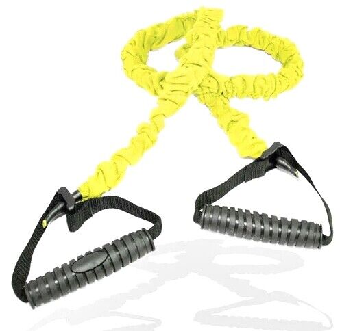 FITNESS DELUXE - Elastico Tubular c/ Pegas Plus  Muito Ligeira,Amarelo