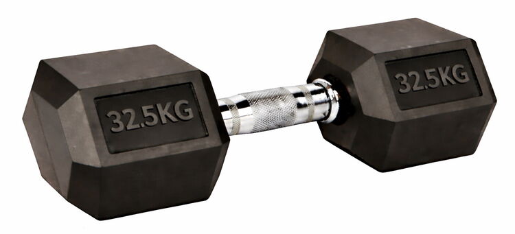 FITNESS DELUXE - Halteres hexagonais 37,5kg, un