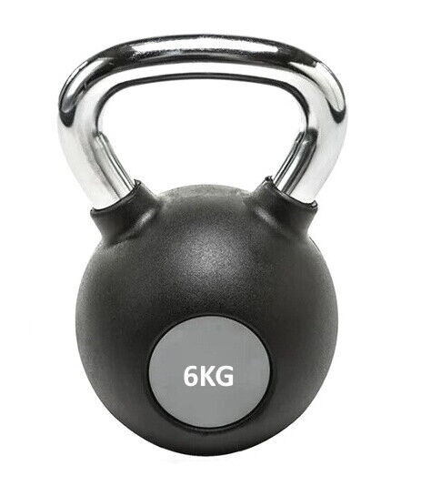 FITNESS DELUXE - Kettlebell Performance Pega em Aço, 6kg