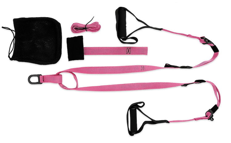 FITNESS DELUXE - Kit Treino em Suspensão, Rosa