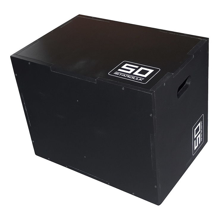 FITNESS DELUXE - Pliobox de Madeira, 51 x 61 x 76cm