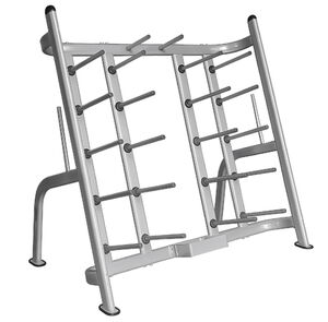 FITNESS DELUXE - Suporte 25 Kits 30mm ou 30 kits de 28mm, Cinza