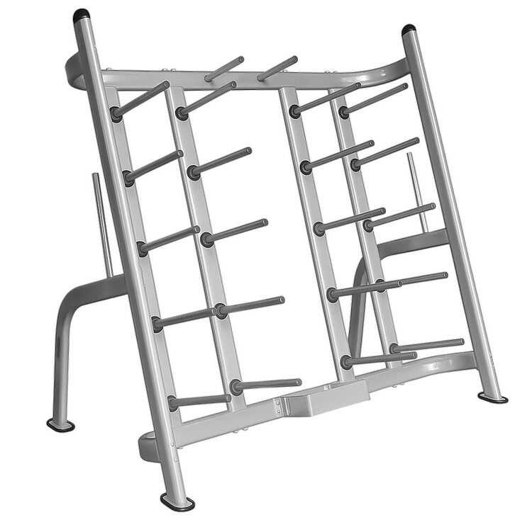 FITNESS DELUXE - Suporte 25 Kits 30mm ou 30 kits de 28mm, Cinza