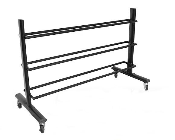 FITNESS DELUXE - Suporte c/Rodas para Bolas Medicinais/Funcionais