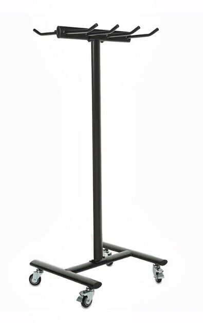 FITNESS DELUXE - Suporte Vertical c/ Rodas p/ Elásticos