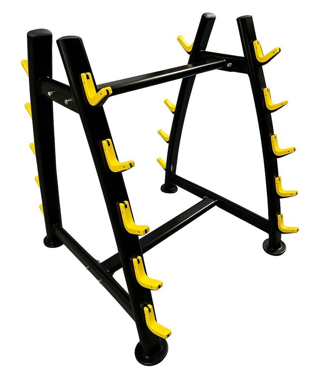 FITNESS DELUXE - Suporte Vertical p/ 10 Barras Montadas