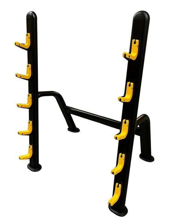 FITNESS DELUXE - Suporte Vertical p/ 5 Barras Montadas