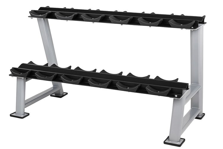 FITNESS DELUXE - Suprte p/ Halteres Redondos, 6p