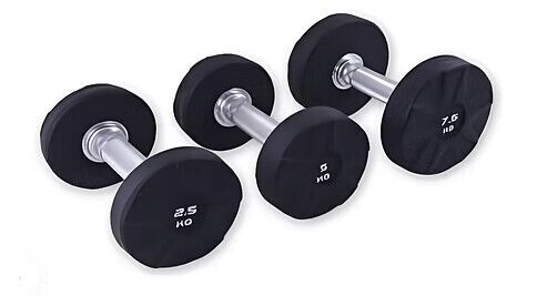 FITNESSE DELUXE - Halteres Premium , pega em aço, 2,5kg, un