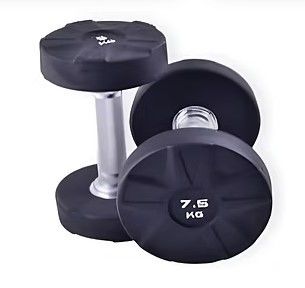 FITNESSE DELUXE - Halteres Premium URETANO, pega em aço, 30kg, un