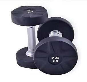 FITNESSE DELUXE - Halteres Premium URETANO, pega em aço, 45kg, un