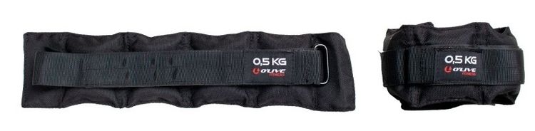 OLIVE - Caneleiras em Nylon c/ Fecho, 0,5kg, par