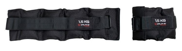 OLIVE - Caneleiras em Nylon c/ Fecho, 1,5kg, par