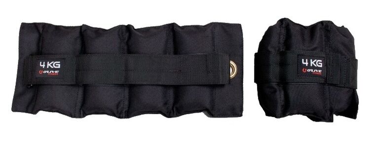 OLIVE - Caneleiras em Nylon c/ Fecho, 4kg, par