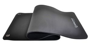 OLIVE - Colchão de Pilates c/ Olhais, Negro,  180x61x1cm