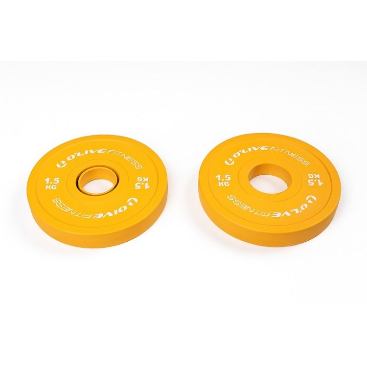 OLIVE - Disco Olimpico Fraccionado 1,5kg, par
