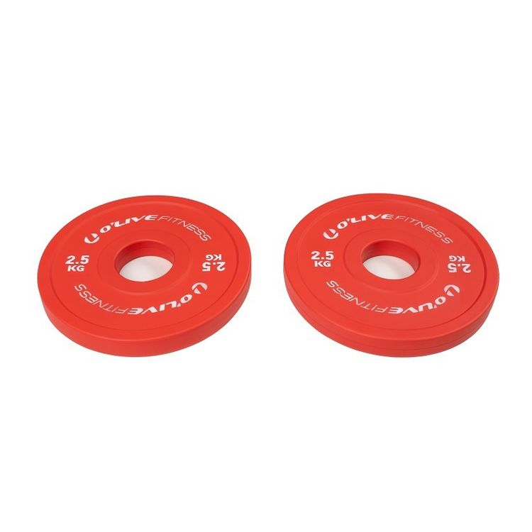 OLIVE - Disco Olimpico Fraccionado 2,5kg, par