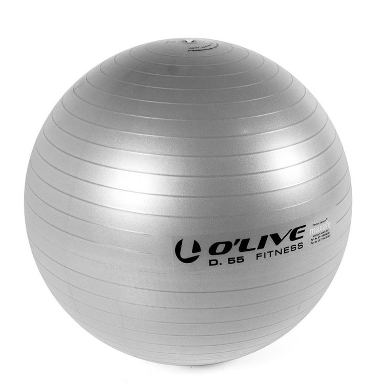 OLIVE - Fitness Ball 55cm, Cinza