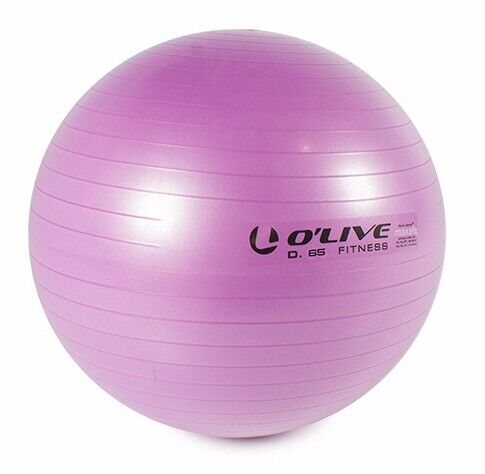 OLIVE - Fitness Ball 65cm, Lilás