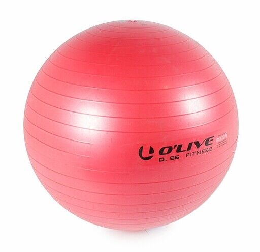 OLIVE - Fitness Ball 65cm, Vermelho