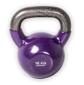 OLIVE - Kettlebell Vinil Pega em Aço, 16kg