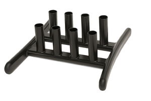 FITNESS DELUXE Suporte p/ 8 Barras Olimpicas