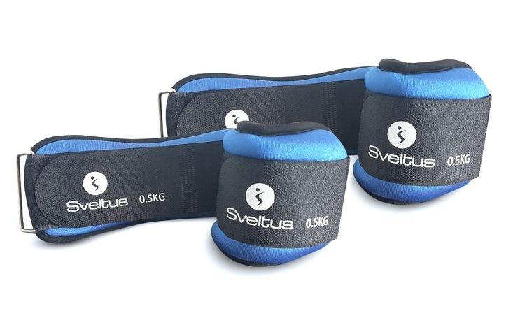 SVELTUS - Caneleiras de Elastano c/ Velcro, 0,5kg, par