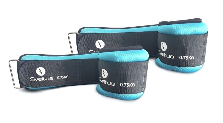 SVELTUS - Caneleiras de Elastano c/ Velcro, 0,750kg, par