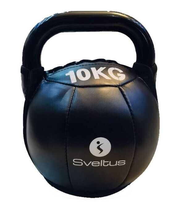 SVELTUS - Soft kettlebell, pega em ferro, 10kg