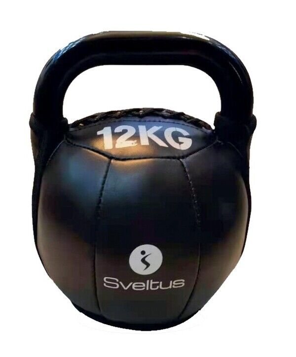 SVELTUS - Soft kettlebell, pega em ferro, 12kg