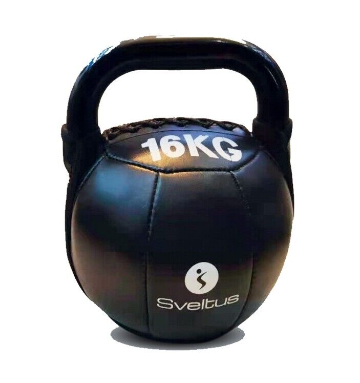 SVELTUS - Soft kettlebell, pega em ferro, 16kg