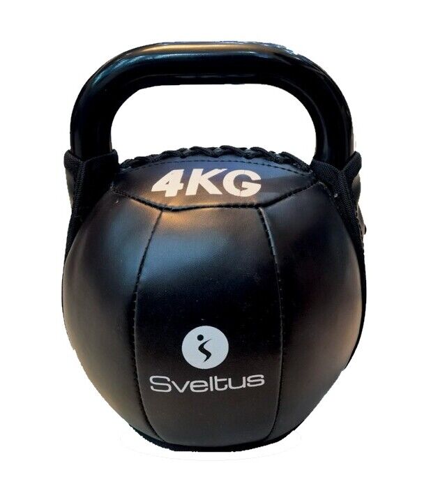 SVELTUS - Soft kettlebell, pega em ferro, 4kg