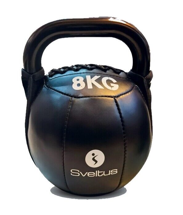 SVELTUS - Soft kettlebell, pega em ferro, 8kg