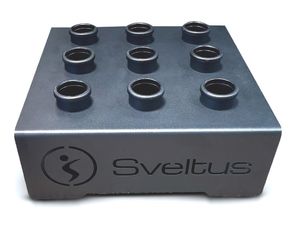 SVELTUS Suporte Premium p/ 9 Barras Olimpicas