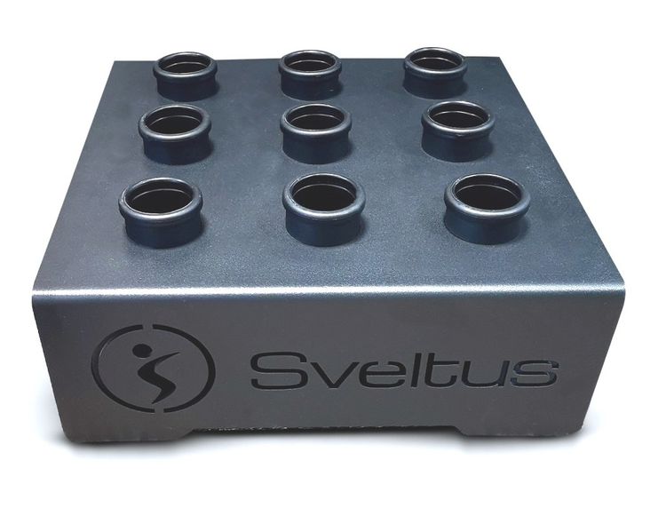 SVELTUS - Suporte Premium p/ 9 barras olímpicas