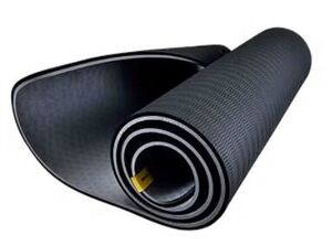 ZIVA - Colchão Yoga TPE, Antiderrapante, Negro/Cinza