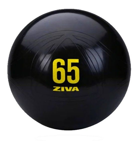 ZIVA - Fitness Bal 65cm, negro