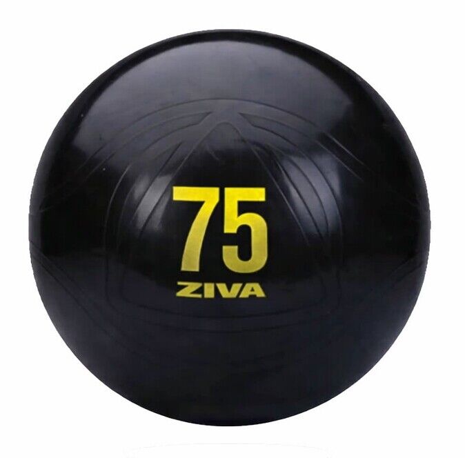 ZIVA - Fitness Bal 75cm, negro