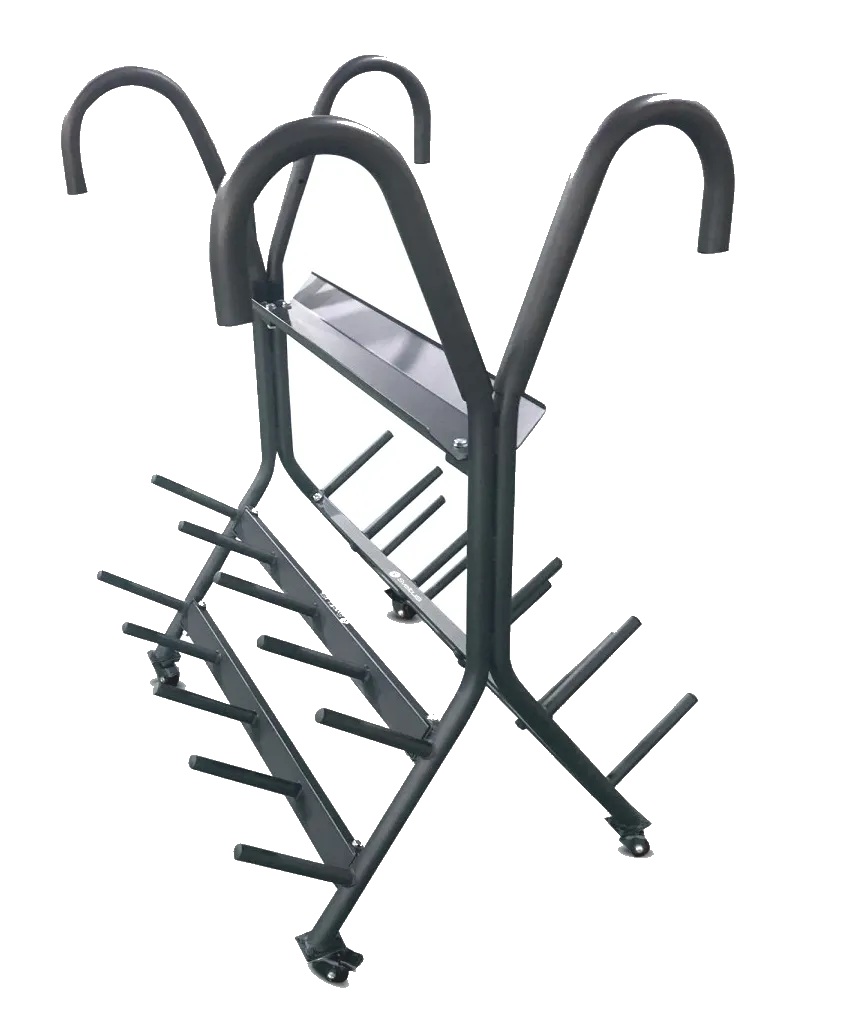 SVELTUS Suporte Móvel 20 Kits, negro