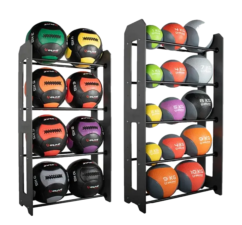 FITNESS DELUXE Suporte de Parede p/ Bolas Func.